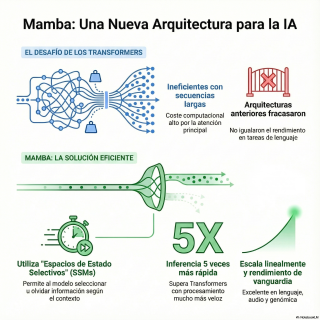 E025_Mamba: Nueva Arquitectura Eficiente para la IA