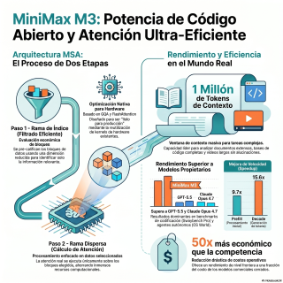 E108_MiniMax-M3.Arquitectura y Eficiencia de Atención Dispersa