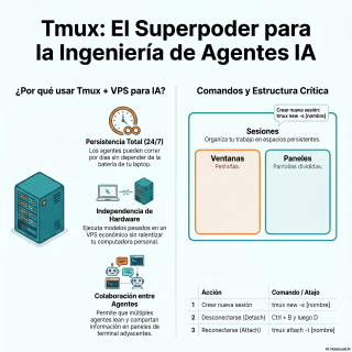 E109_Guía de Tmux para Ingeniería Agéntica en Servidores VPS