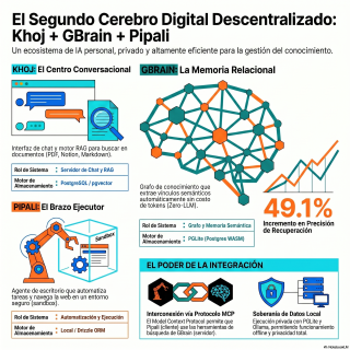 E118_Khoj AI + Pipali + GBrain El Segundo Cerebro Digital de Código Abierto
